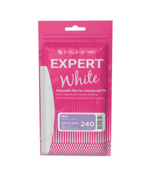 Набір змінних файлів для пилки Expert 40 Staleks, 240 грит, 50 шт білі